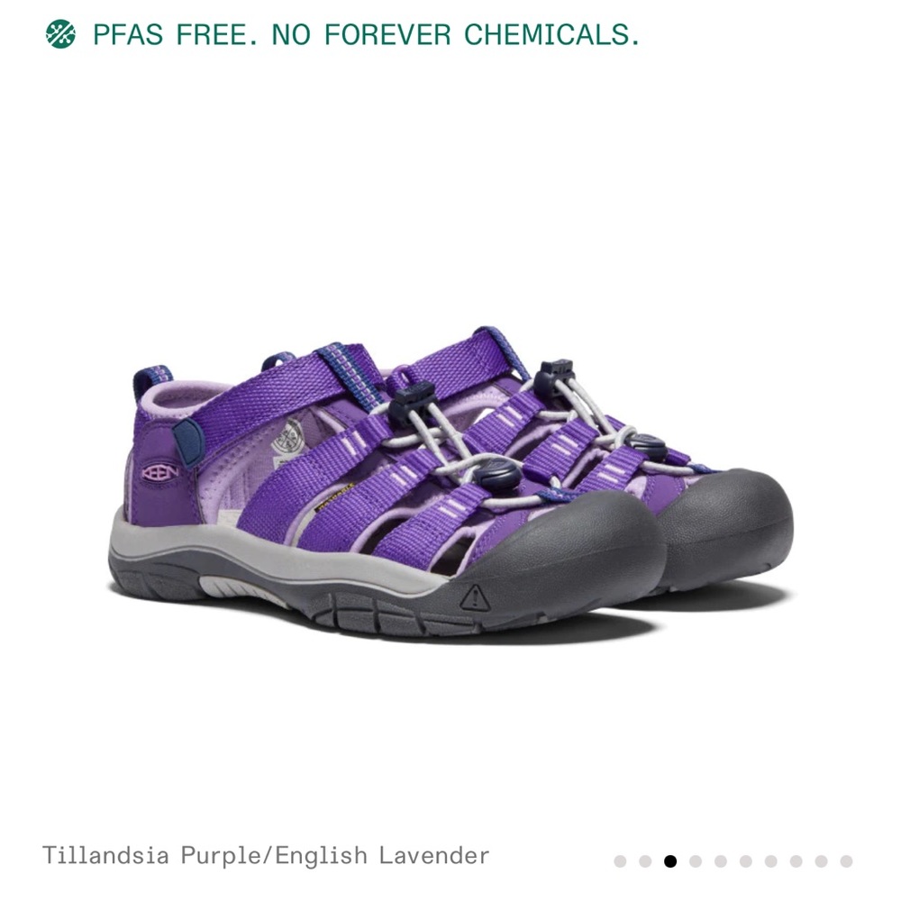 Keen Newport H2 Youth size 6 (women’s 8) purple lilac color hiking shoes